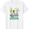 Gardening RetireUnisext Plan Funny Graphic TShirt Unisex Women Cotton Crew Neck Short Sleeve Tee