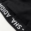 adidas Neo Letter Comfortable Casual Versatile Knitted Sports Pants Women Pants Black DU2380