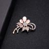 Elegant Peony Brooch: High-End Chinese Style Corsage Pin
