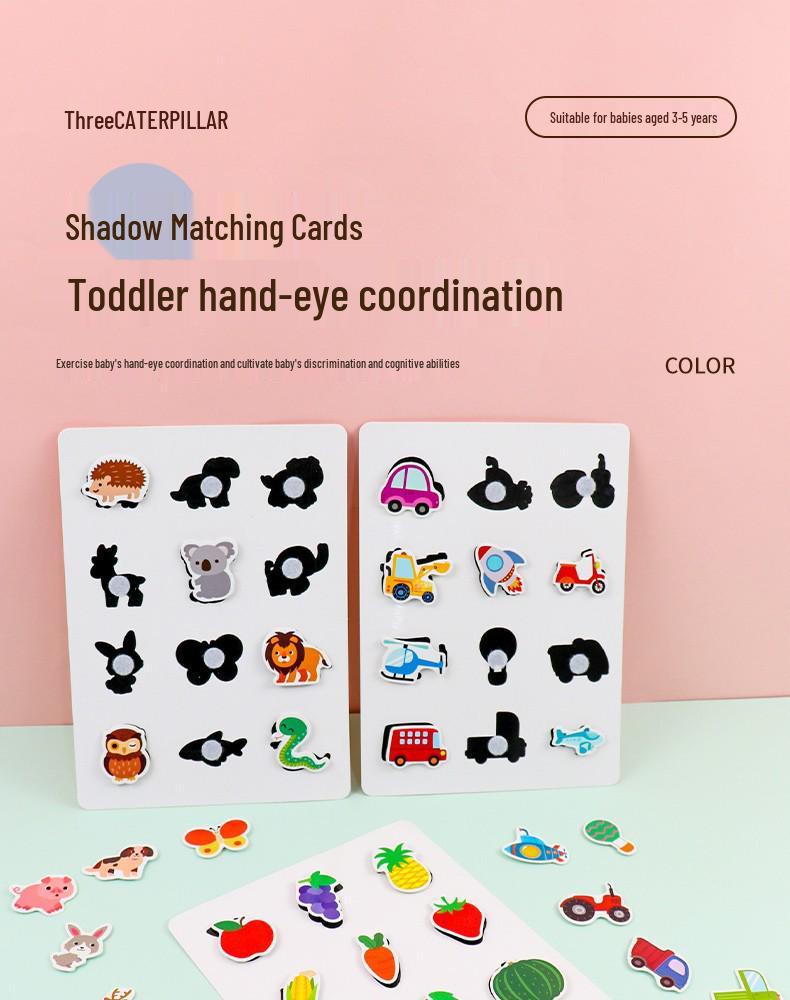 Early Education Shadow Matching Game: Handmade Kindergarten Corner Toy