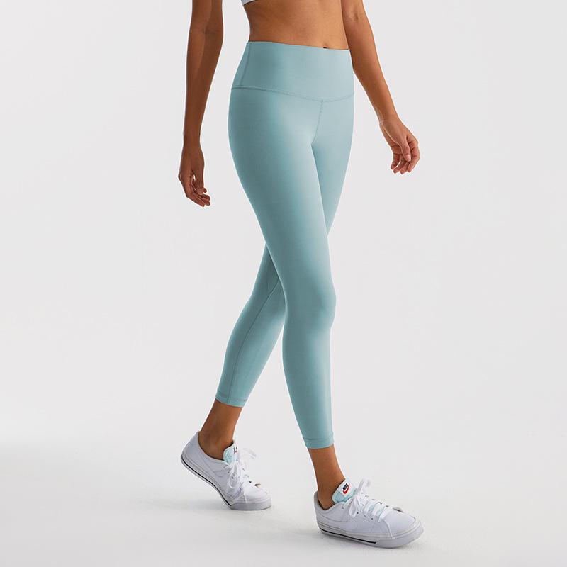 Neue High-Waist Yoga-Hose mit Nude-Gefühl: Damen-Leggings mit Hüftlift, Bauchkontrolle und Feuchtigkeitsableitung