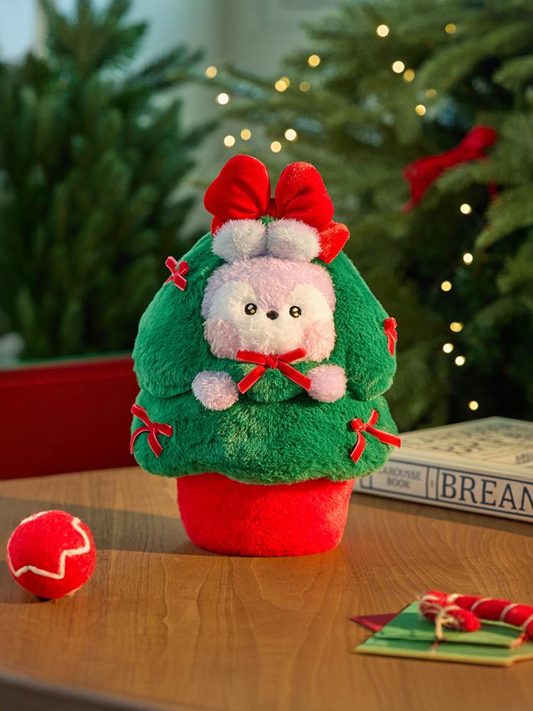 BT21 MANG Minini Petit Holiday Tree Plush Doll