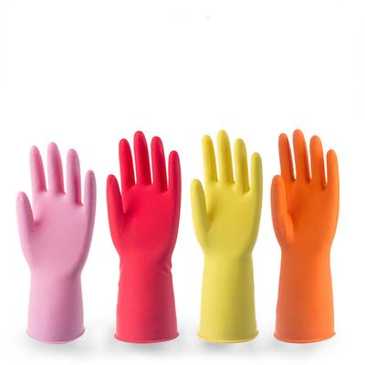 Damen Wasserdichte Gummi Latex Spülhandschuhe Küche Langlebige Reinigung Hausarbeit Aufgaben Spülwerkzeuge 2025 Neu