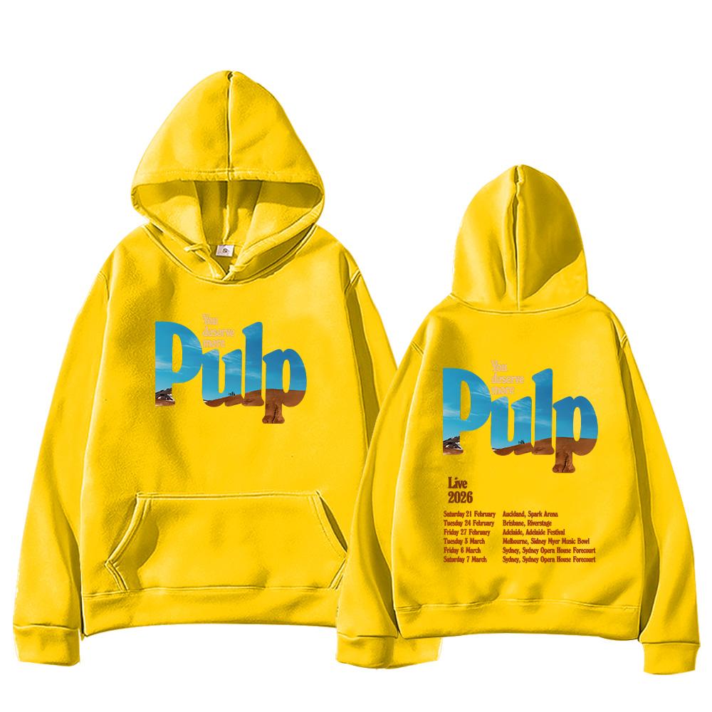 Pulp Rock Band Fashion Hoodies Pulp Live 2026 Graphic Clothes Women Men Casual Versatile Long Sleeve Pullovers Sweatshirts