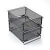 Camping Moon Bridge Table IGT Mesh Box Tray Storage Expanded Metal CK-24BK