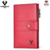 Humerpaul Ladies Leather Wallet Large-capacity Wallet Multi-function Coin Purse First Layer Cowhide Wallet Passport Holder Travel Card Holder