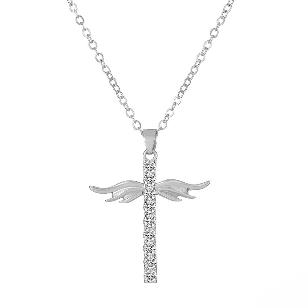 New Gothic Punk Black Cross Barbed Thorns Pendant Chain Choker Necklace for Women Men Unisex Hip-Hop Jewelry Gifts Party Jewelry