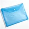 20 pcs Clear Plastic A4 File Folders Multi Color Exam Paper Storage Bag  School Supplies