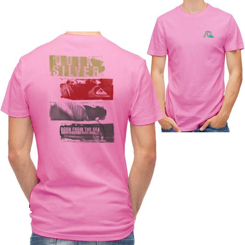 

Quiksilver New Pure Cotton Trendy T-shirt, Trendy Top for Men, Round Neck, Loose, Casual Short-sleeved Men, Half-sleeved 4XL