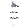 Wind Spinner Outdoor Garden Flying Witch Bat Stake Decoration Wind Sculptures Spinner for Lawn