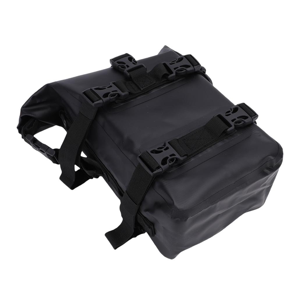 Motorcycle Bumper Bag PVC 5 To 8L Water Proof Quick Release Motorcycle Side Bag Motorbike Storage Carry Bag with Straps for Outdoor