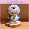 Doraemon Wooden Craft Figurine With Creative Design For Home Office Decor And Giftgiving
