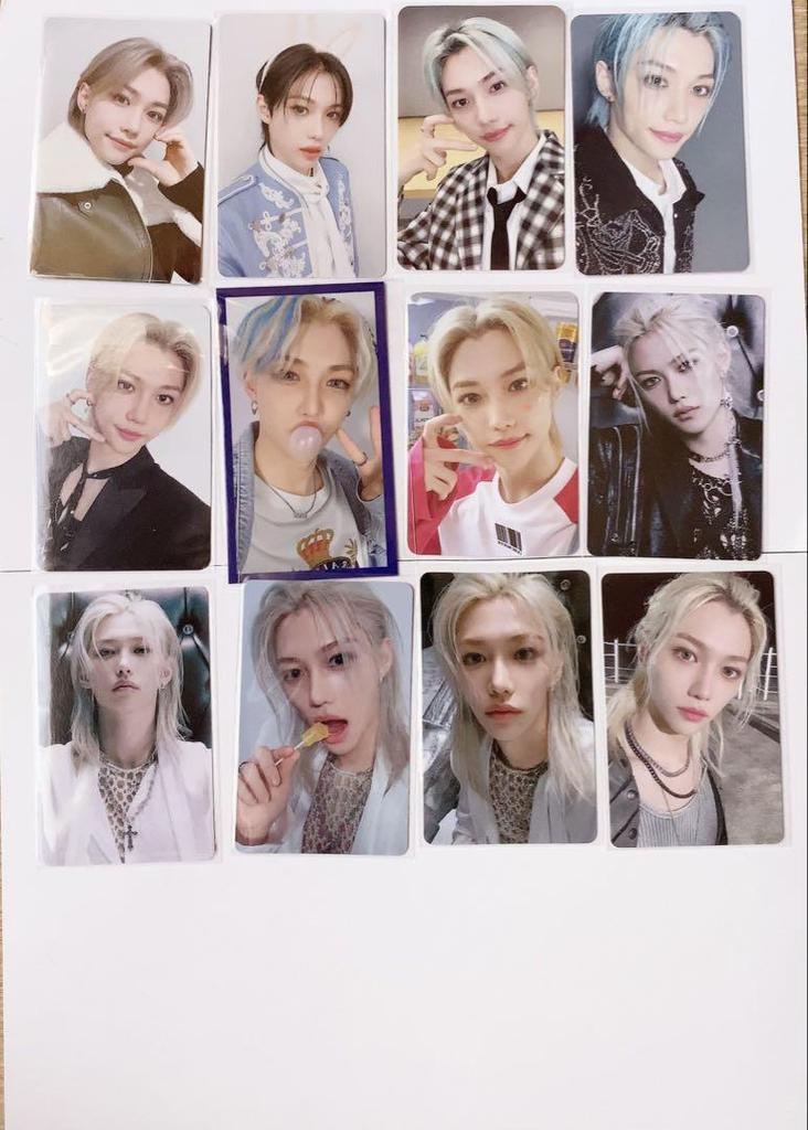 [USED] StrayKids Felix Trading Cards (34 Items)