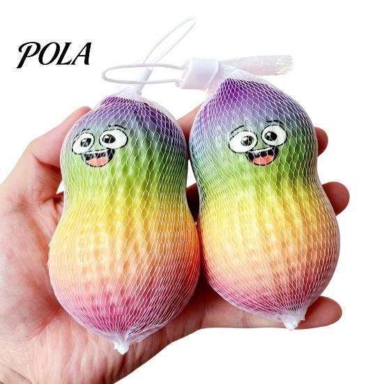 Peanut Anxiety Relief Toy Cartoon Stress Toy, Slow Rising Simulation Squeeze Relaxation Ball Fidget for Kids Adults Decompression