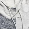Men's Pullover Long Sleeve Knitted Autumn and Winter Casual Printed Hooded Sweater Top