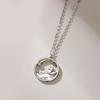 Mode Schattig Roestvrij Staal Uitgehold Rond Ring De Kleine Prins Vos Ster Koppel Ketting voor Vrouwen Mannen Sieraden Cadeaus