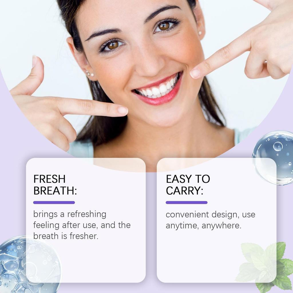 Oralhoe Oral Spray Gentle Gums Mouth Fresh Breath Odorless Brightening Dental Care