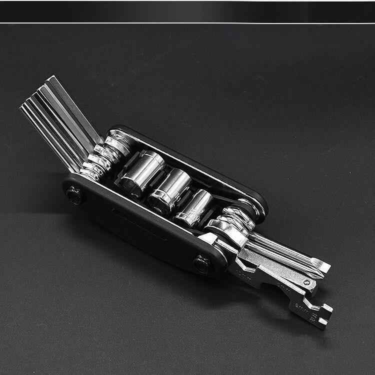 16-in-1 Foldable Bicycle Repair Tool Set - Hex Keys & Wrenches for Mountain Bikes