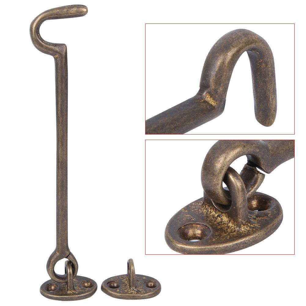 Chinese Style Window Latches Antique Brass Security Window Stay Hook Wind Brace