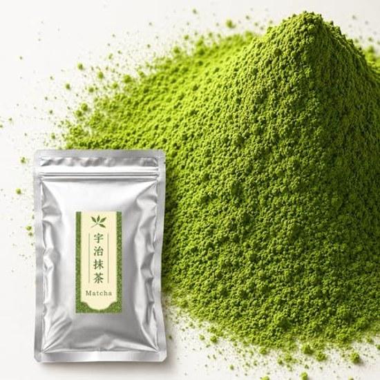 Kyoto Uji Karakuen Tea Matcha Powder 250g Large Capacity Additive-Free Domestic Latte Baking Use Zip-Closure Bag