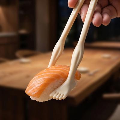 Creative Portable Foot Shaped Chopsticks Unique Design Durable Material Lightweight Easy To Use and Clean Kitchen Utensil for Home and Travel