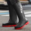 New Men's Long Tube Rain Boots Non-slip Waterproof Safety Work Shoes Fishing Shoes Platform Knee-high Rain Boots Galoshes 39-44
