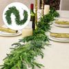 2025 Christmas Artificial Greenery Garland Christmas Olive Vines Pine Dense Garland for Xmas Fireplace Home Decoration