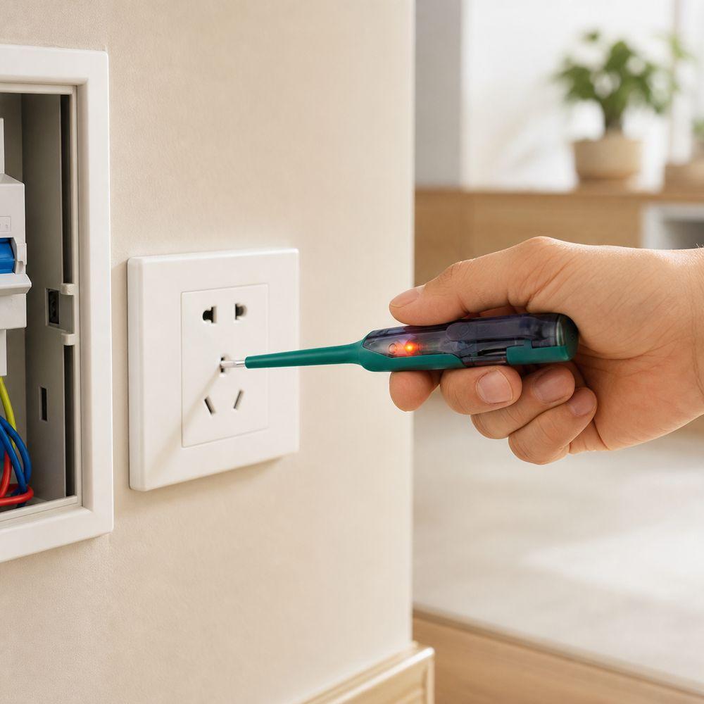 Live Wire Check Voltage Tester Pen LED Indicator Circuit Tester Pen  Home Electrical Maintenance