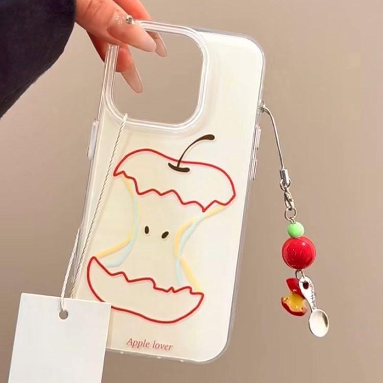 A Creative Apple Core IMD Phone Case Suitable for Apple 16promax Shockproof Iphone15 Case 14