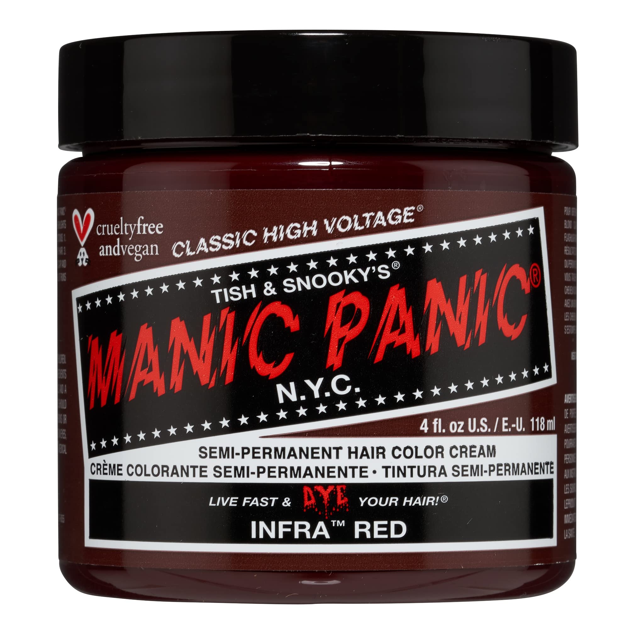 

MANIC PANIC Крем-формула Краска для волос Инфракрасная Полуперманентная - ()