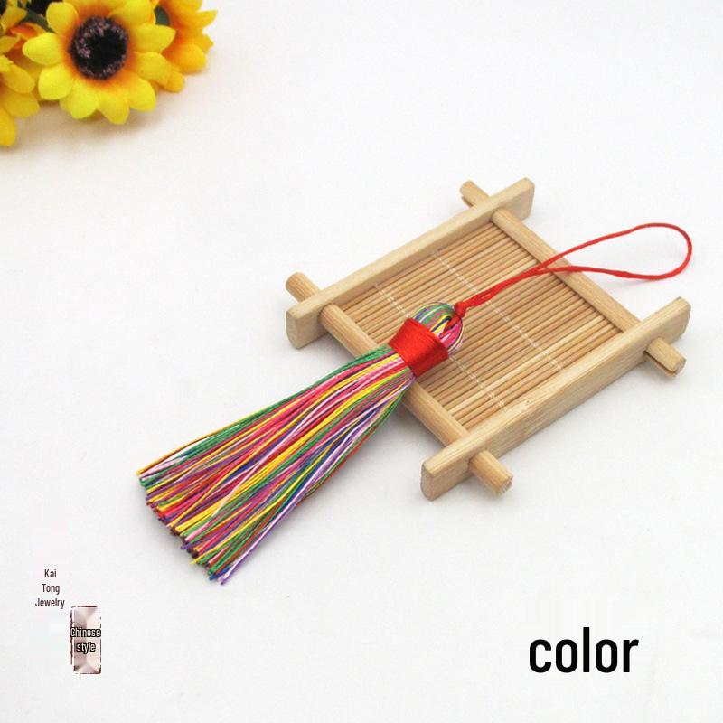 8cm Closed Loop Hanging Cord: Chubby Bookmark & Pillow Tassel