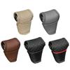 Car Gear Shift Cover,PU-Leather Shift Lever Cover Gearbox Shifter Knob Protector