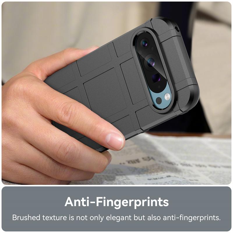 Shockproof Rugged Shield Matte TPU Case for Google Pixel 9 Pro XL 8A 7A 6A 8 7 6 Pro Protective Cover Fundas Coque Capa