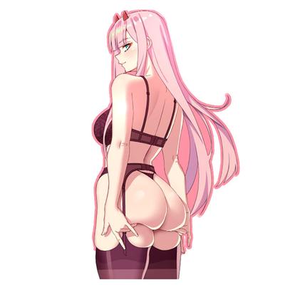 Kendinden yapışkanlı Çıkartma Anime Kamp Araba Araba Çıkartmaları Su Geçirmez Oto Dekorları