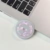 Rhinestone Dolphin Heart Mirror Magnetic Phone Holder - Stylish Desktop Accessory for Women