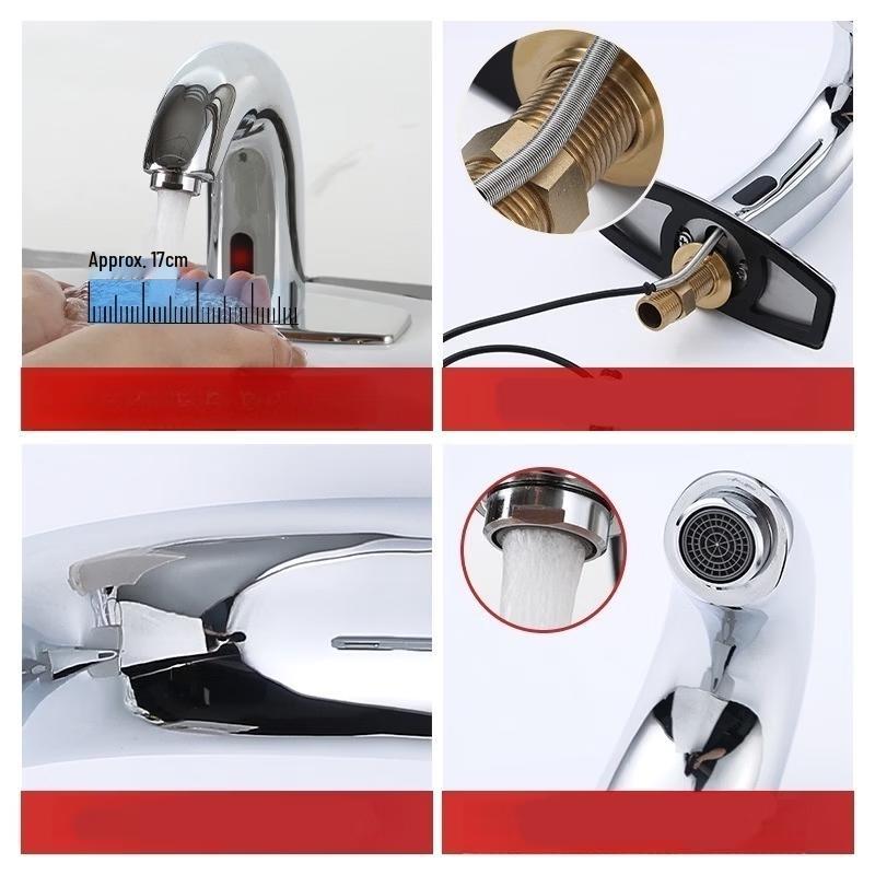 TLXT Automatic Sensor Faucet with Hot & Cold Mixer