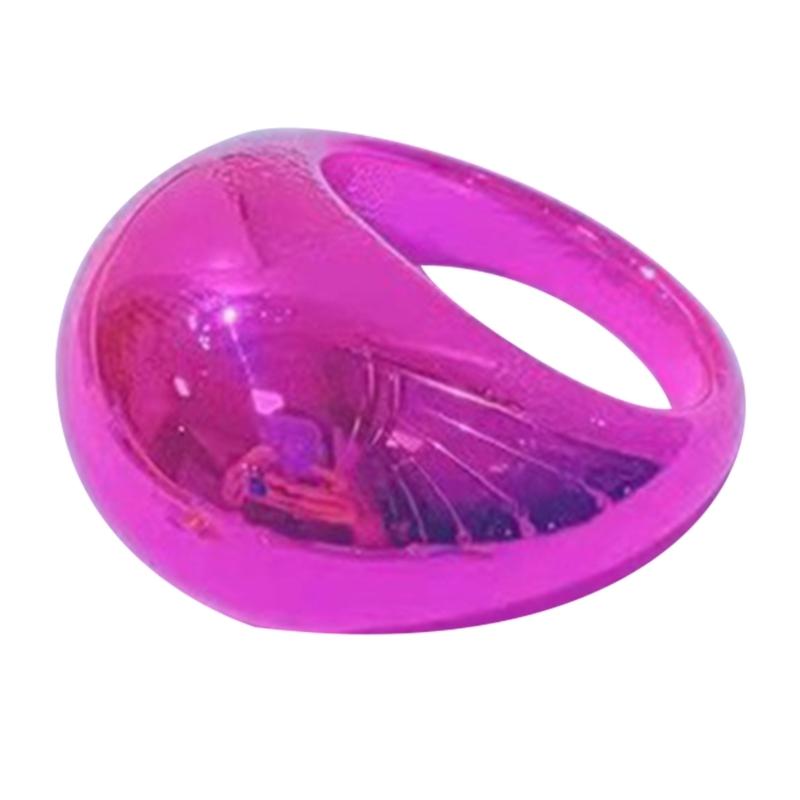 Stylish Ovals Shaped Rings Fashionable Index Finger Ring 17mm Inner Diameter Statement Jewelry Party Wedding Gift