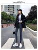 Women's High-Waisted Fleece-Lined Skinny Stretch Denim Jeans