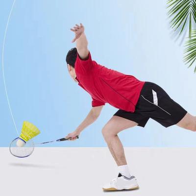 Badminton Trainer Set Self-Training Tool Height Adjustable Simple Installation Portable Badminton Single-Player Rebound Trainer Device