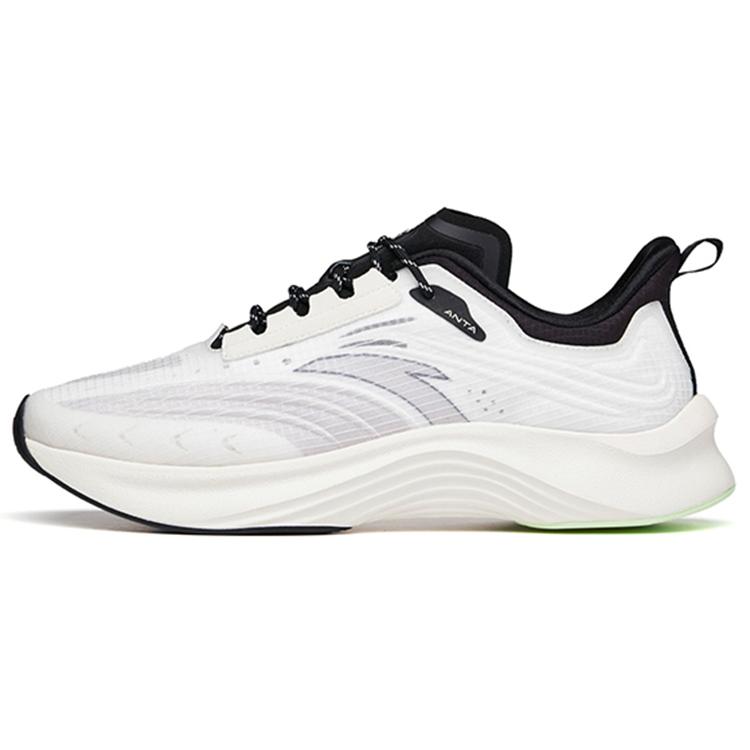 

New Anta Edge Cushioning, Slip Resistant, Abrasion Resistant Coverage Low Top Running Shoes Men s White Gray Black 912135588-2 40