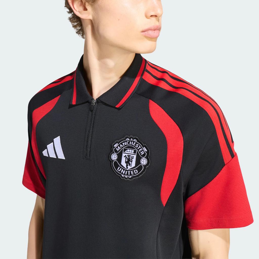 Adidas Manchester United 26 27 Tiro Polo Comfortable Durable Football Jersey Fan Edition Men jersey KC4860
