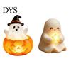 Small Ghost Nightlight for Nursery Halloween Cute Light Up Decoration, Statue Night Light, Lighted Figurine Home Resin Table Decoration Indoor,