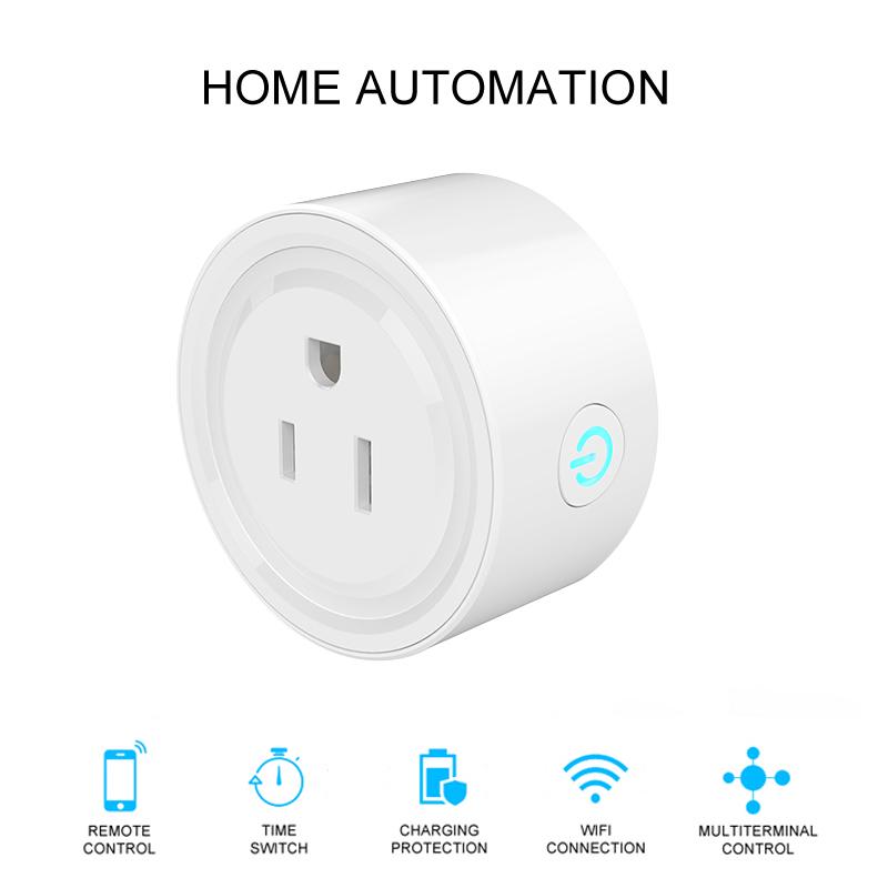 Germa Us 10a Smart Wifi Socket Power Plug Tuya Mobile App Remote Control Works With Alexa Google Home For Smart Life