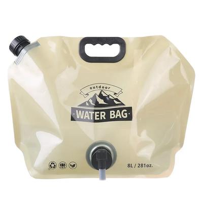 Green Tactical Water Bottle Bag Outdoor Camping Hiking Drawstring Holder 02 1 Pcs