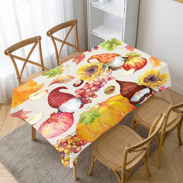 

Скатерти на День Благодарения, кухонная столовая, прямоугольный декор обеденного стола, пятностойкие аксессуары, домашние вечерние праздничные подарки 40x70cm15x27inch