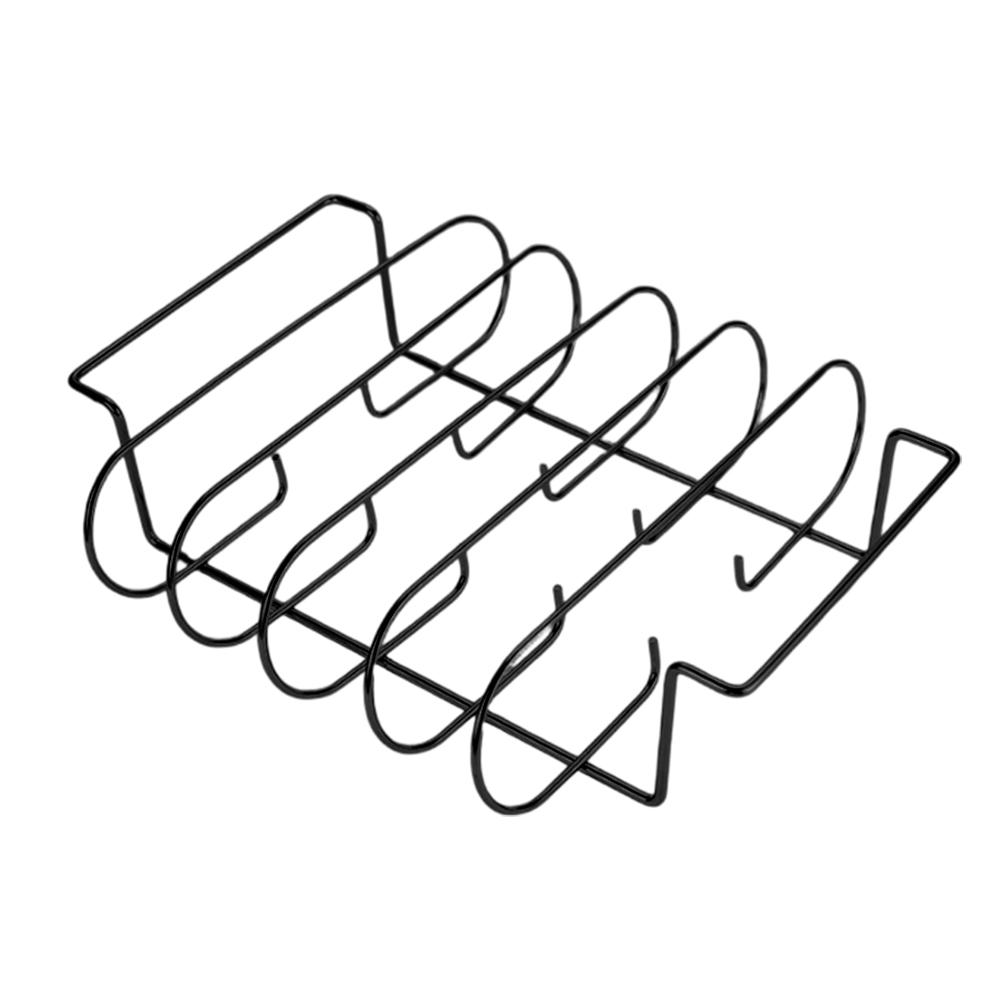 

Metal Grill Rack Non-Stick for Steaks Lamb Chops and Air Fryer Applications 31.5x26x7.3cm Black Silver Dimensions Silver