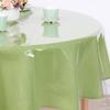 BNYD Clear Plastic Tablecloth Protector Tablecloth Vinyl (60" Round)