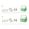 Small Cooler Large Capacity Portable Camping Cooler With Temperature Display Multifunctional Insulated Leakproof Camp Kitchen