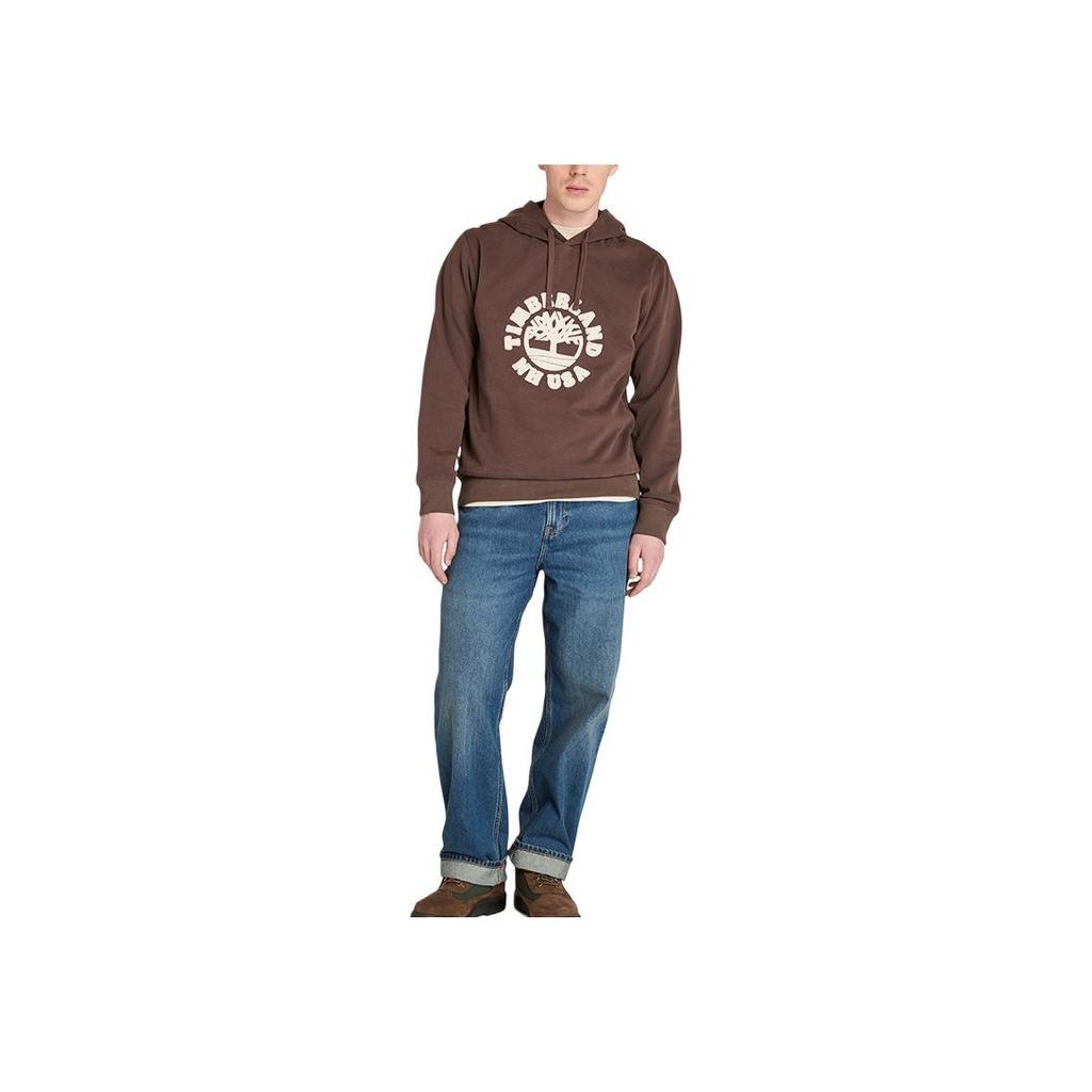 Timberland Color Block Warm Hooded Pullover Sweatshirt Men Tops A6NKK-243