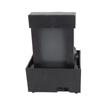 Mirrored Indoor Tabletop Water Fountain with Stone LED Light 2 Hours Auto Power Off for Home Office